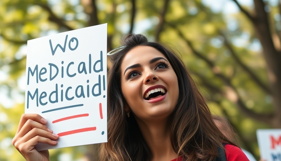 Passionate protester advocating Medicaid expansion saves lives