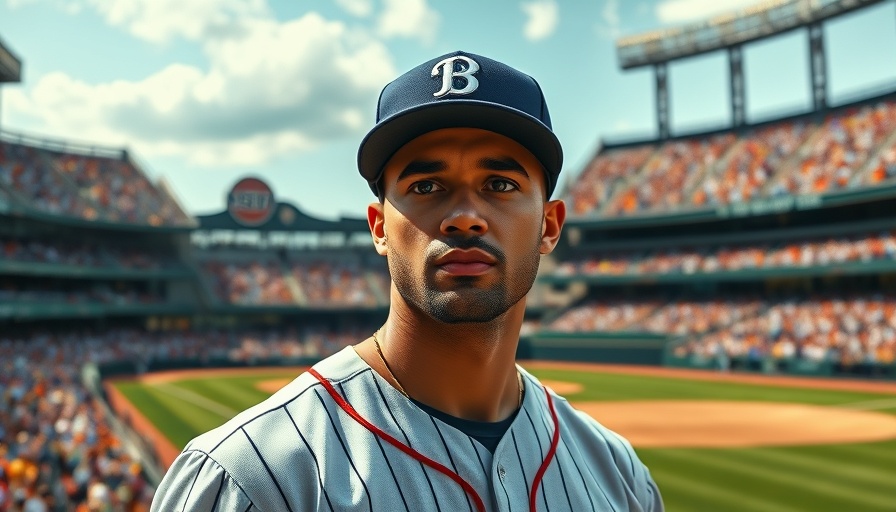 Baseball player on field with a lively crowd