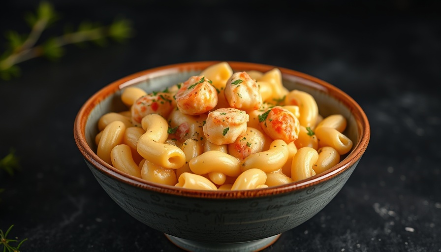 Best macaroni and cheese in Houston with lobster chunks