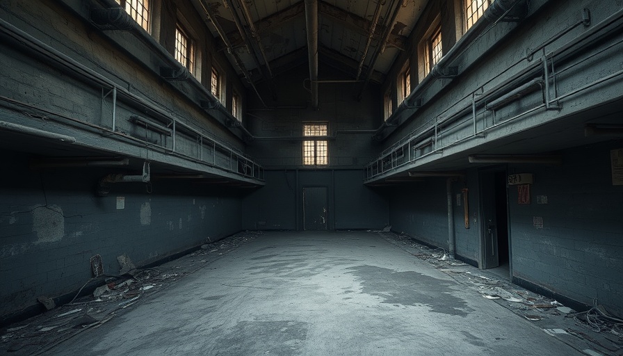 Liberty County Jail interior showing dangerous conditions.