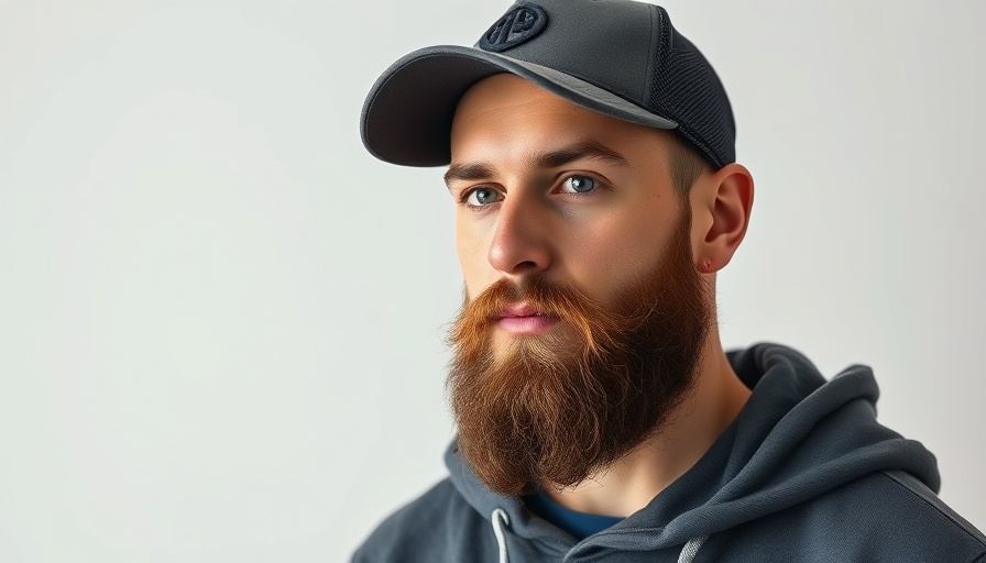 Bearded man in cap and hoodie, AI victim impact statement context.