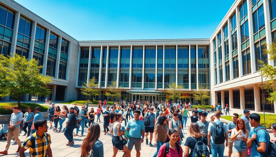 Rice University student hub construction, busy campus, modern building.