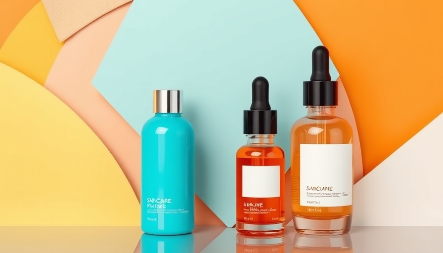 Colorful serum bottles, best serums for mature skin.