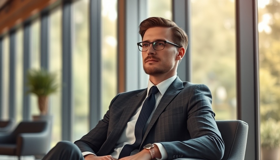 Professional man contemplating Hims and Hers telehealth services.