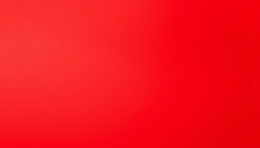Solid red background representing a concept or theme.