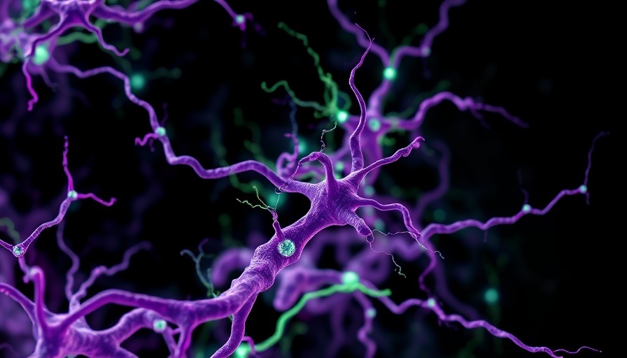 Colorful representation of gene networks driving neuron development