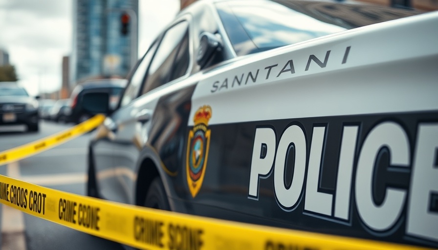 San Antonio police car with crime tape - San Antonio crime reports