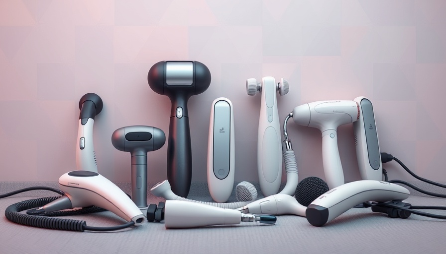 Assortment of best Theraguns 2025 in a stylish display.