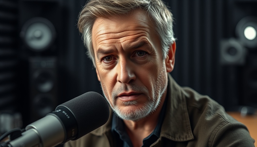 Man discussing pain management before surgery in studio.
