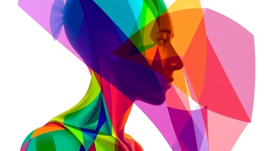 Vibrant abstract art depicting a human silhouette symbolizes ways to protect brain health as you age.