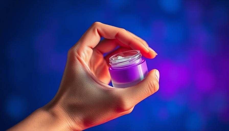 Best moisturizers for mature skin, close-up application with vibrant backdrop.
