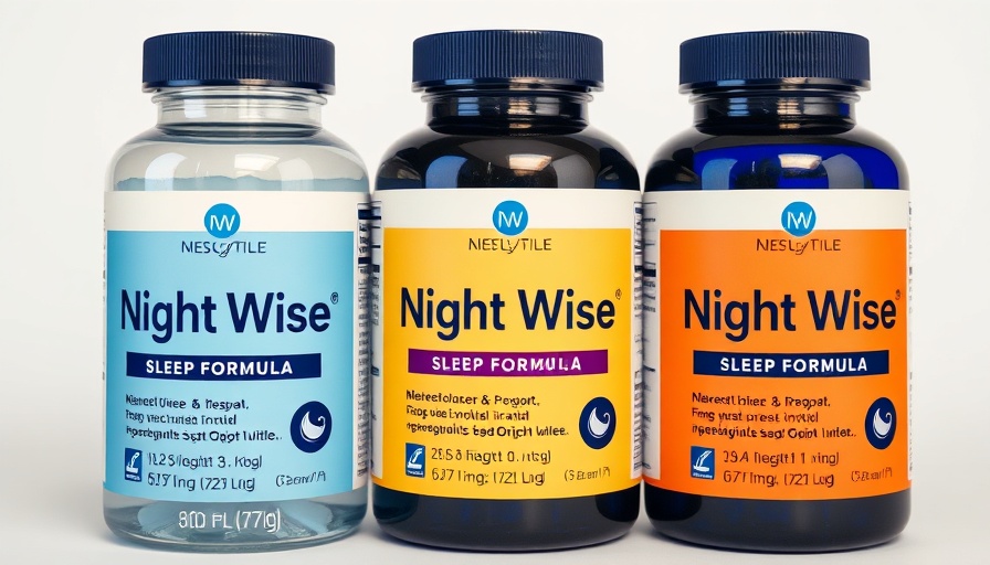 Functional sleep solutions: Night Wise sleep formula bottles.