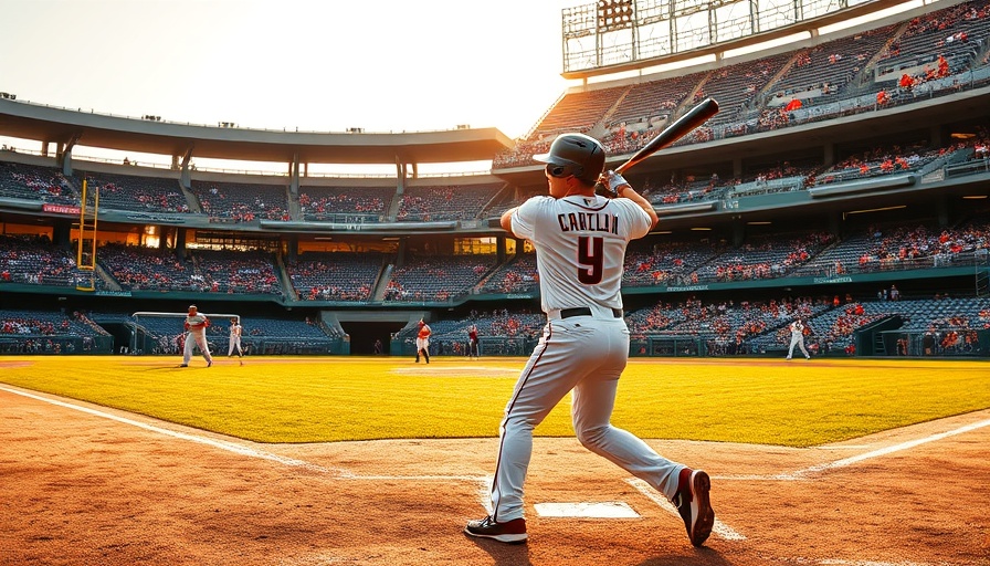 College baseball player in action during a game