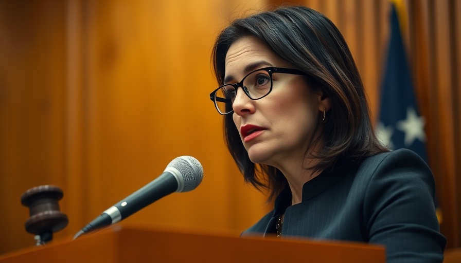 Jillian Shriner in courtroom related to LAPD shooting incident.