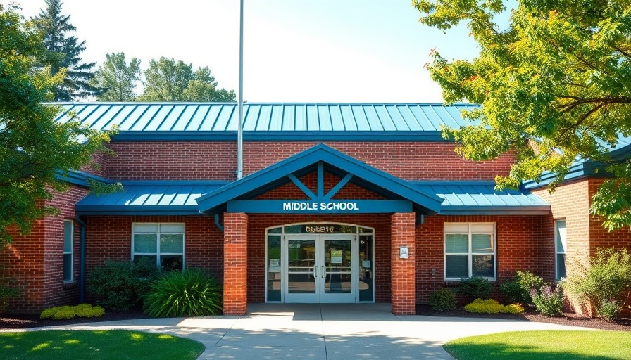 San Antonio autism training held at Pat Neff Middle School entrance.