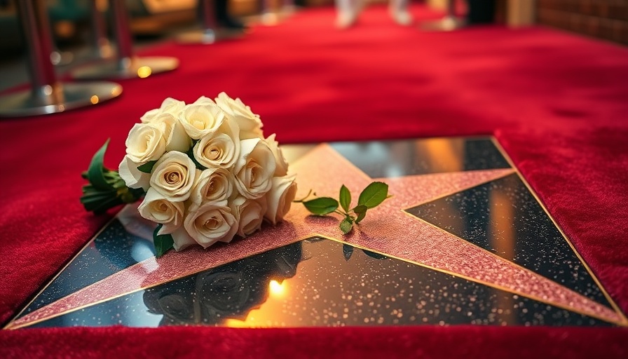Selena Quintanilla Walk of Fame star with roses related to documentary.