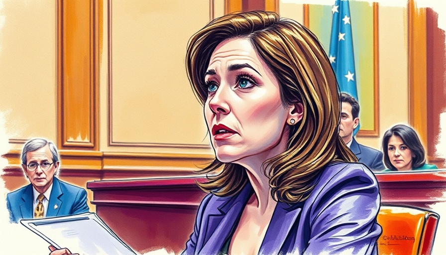 Courtroom sketch of woman testifying, Diddy trial Cassie Ventura testimony.