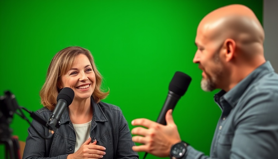 Podcast discussing menopause misconceptions with experts in studio.