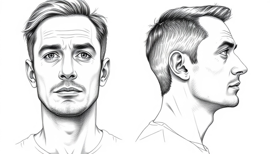 Detailed sketch of a man for San Antonio local news report.