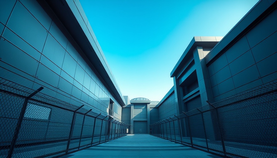 Modern jail exterior with razor wire, New Orleans Jail Escape