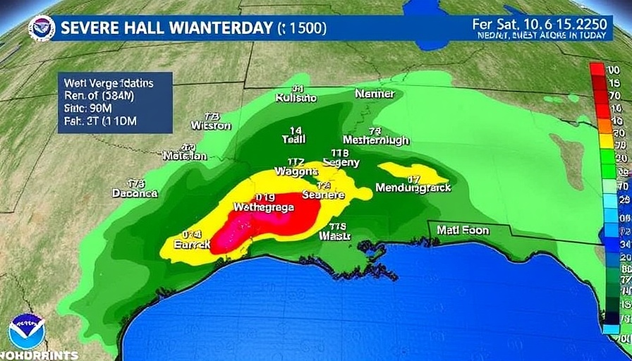 Live Radar: Large hail a concern as severe thunderstorms are expected this weekend