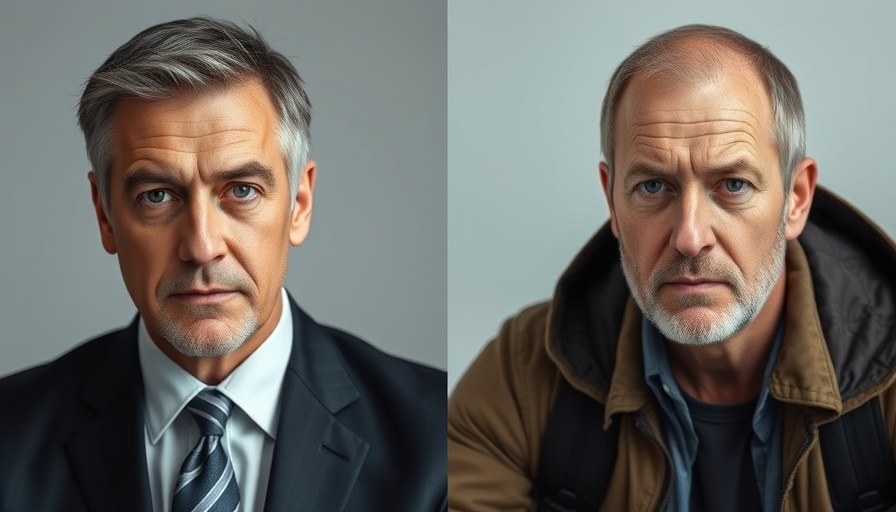 Serious split image of two men related to FBI Epstein suicide