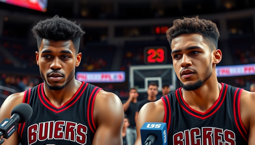Basketball players react after NBA playoffs game loss.