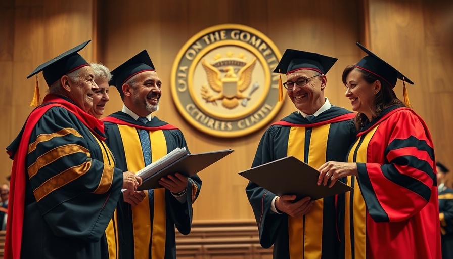 Bob Iger receiving honorary degree at Ithaca College ceremony.