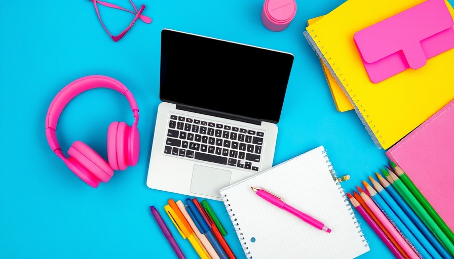 Colorful office supplies to boost work relationships.