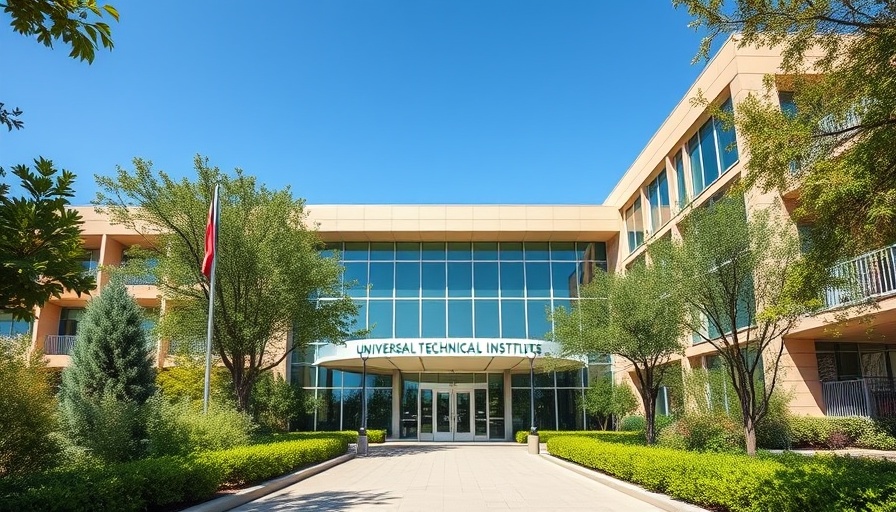 Universal Technical Institute in San Antonio, vocational education facility.