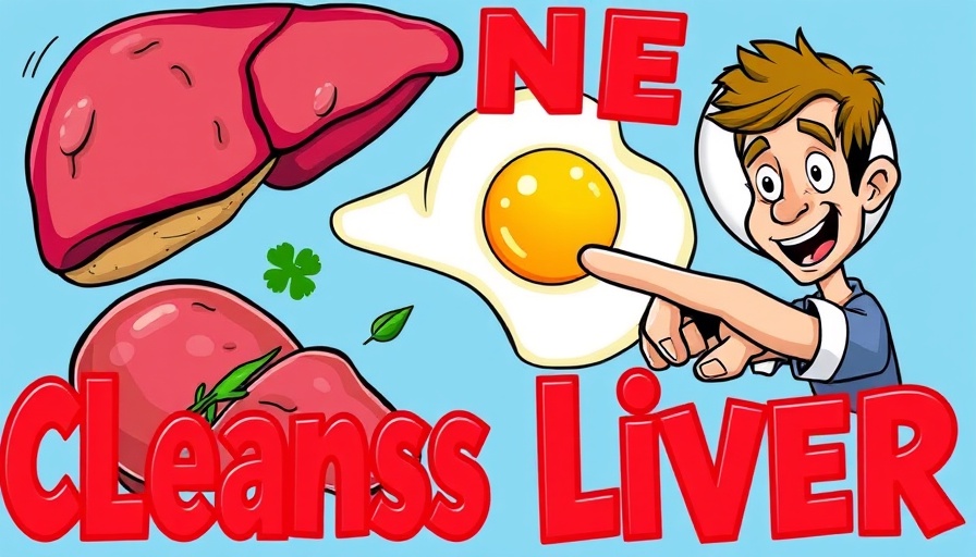 Best food to remove fat from the liver, eggs and liver concept image.