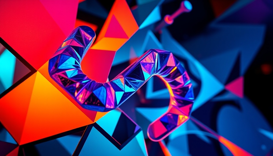 Abstract IUD with geometric background for pain relief in gynecological procedures.