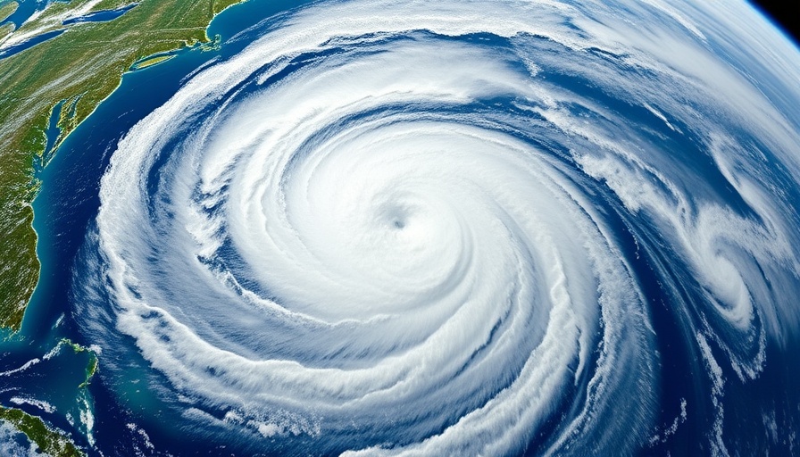 NOAA predicts above normal activity this hurricane season: vivid satellite image of hurricane.