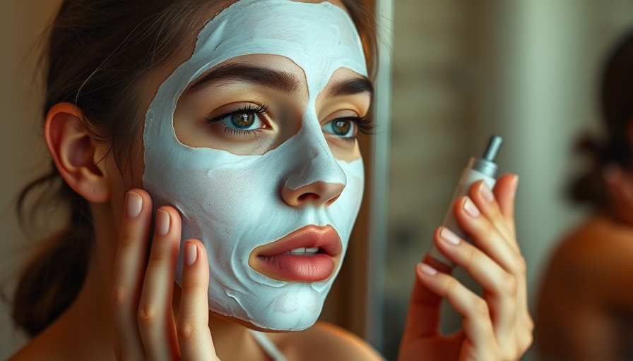 Tween applying skincare product, promoting skincare industry marketing to tweens.