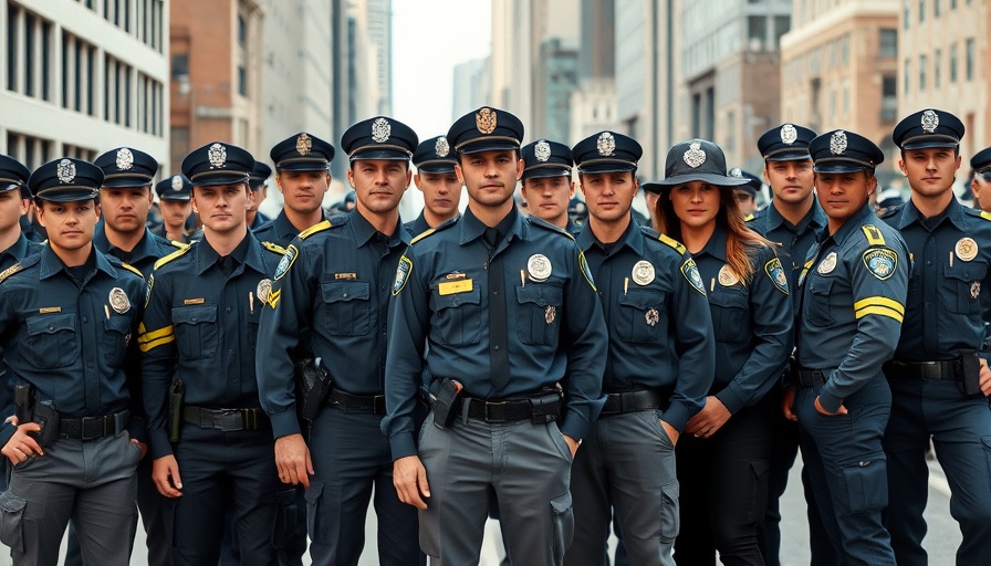 Law enforcement officers united for pay parity.