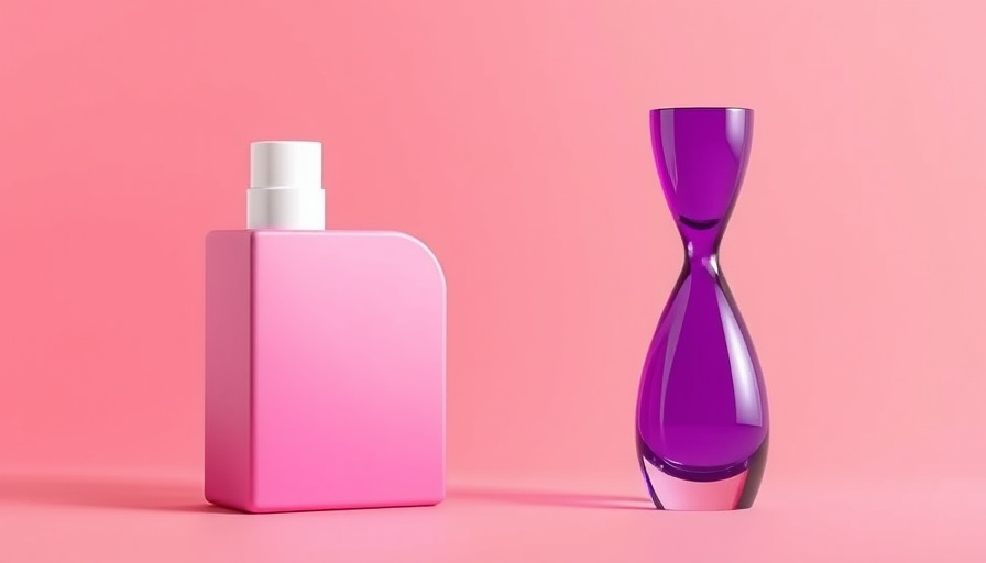 Contrasting skincare bottles highlighting daily retinol usage.