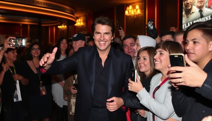 Tom Cruise surprises fans at Dallas movie theater
