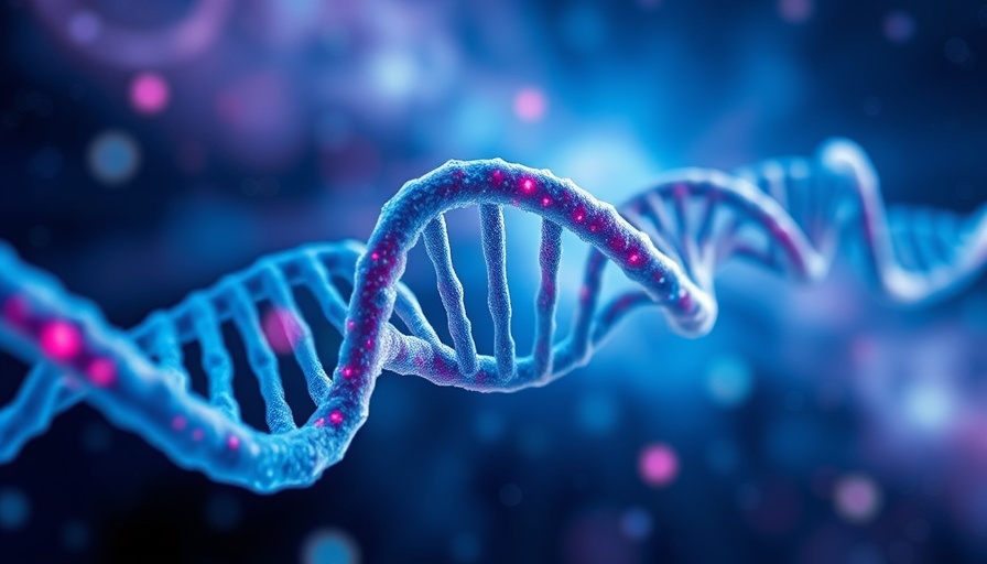 DNA strand highlighting gene variant evolution in human diet.
