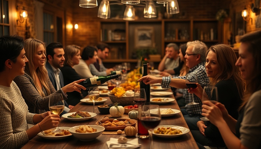 Dallas underground dinner series, guests at communal table enjoying meal.