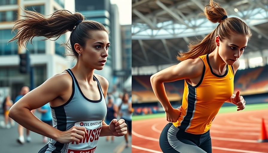 Trans inclusion in women's sports shown through two athletes, determined.