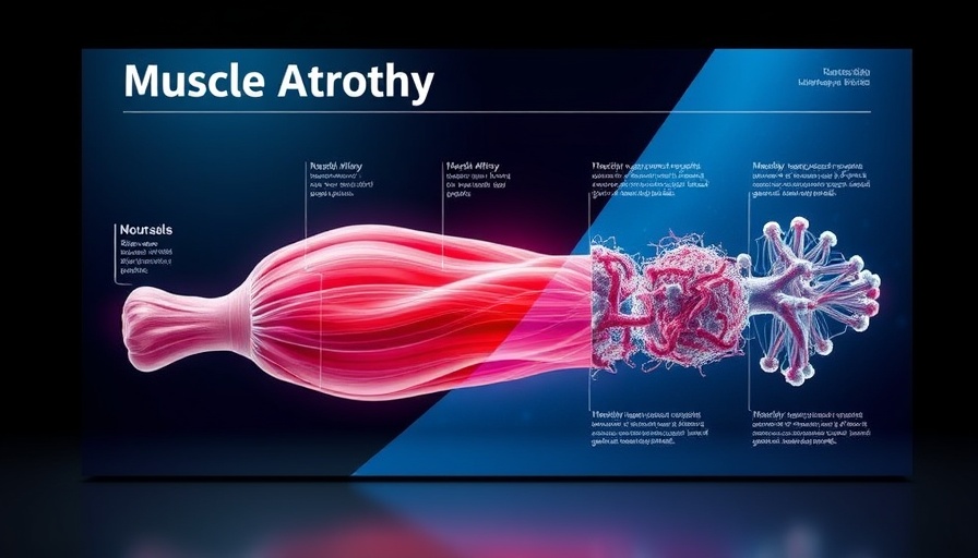 Muscle atrophy over time without movement illustration.