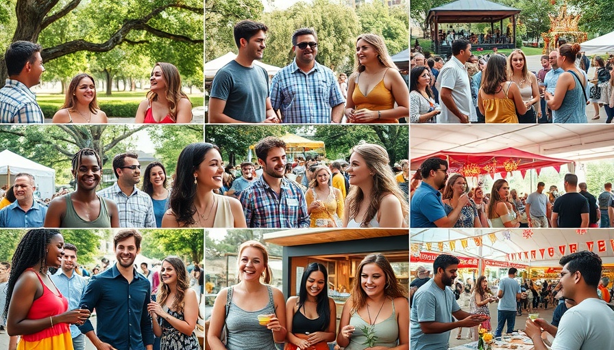 June 2025 collage of San Antonio events with smiling attendees