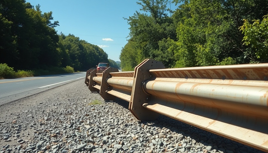 San Antonio local news: Crumpled guardrail at accident scene