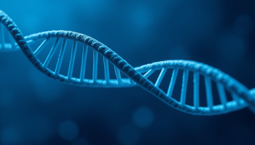 Detailed DNA strand representing genetic neuropathy after infection.