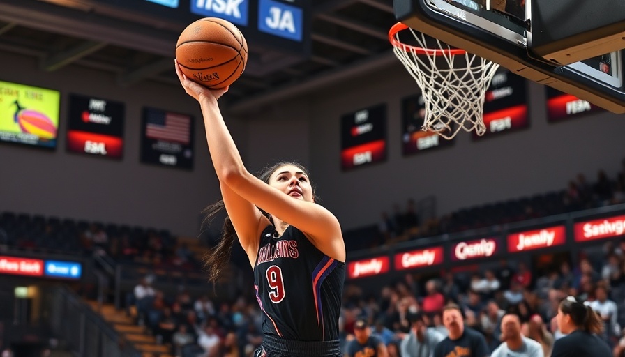 Kelsey Plum LA Sparks scoring against Angel Reese on basketball court.
