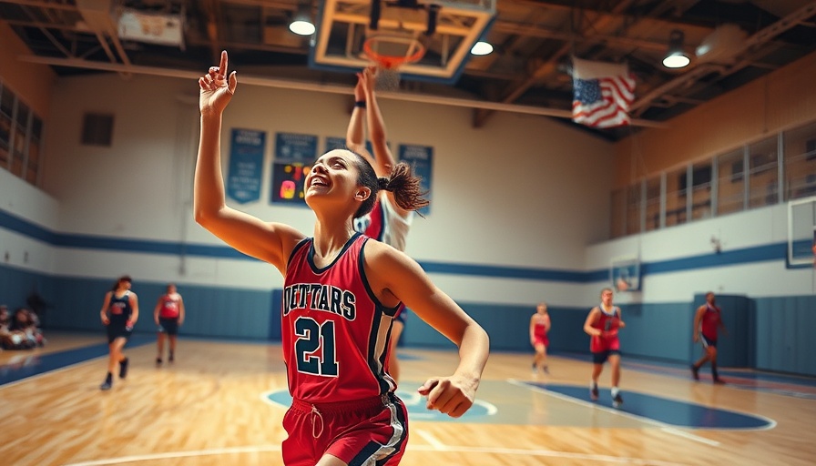 Kelsey Plum LA Sparks scores during intense game moment.