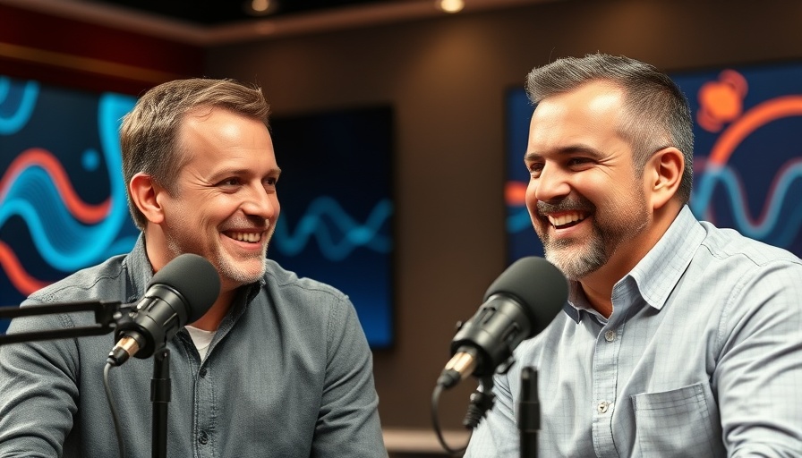 Podcast discussing injury prevention and recovery with two smiling men.