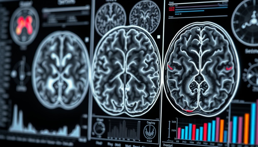 Brain scan illustrating cognitive decline in Alzheimer's disease.