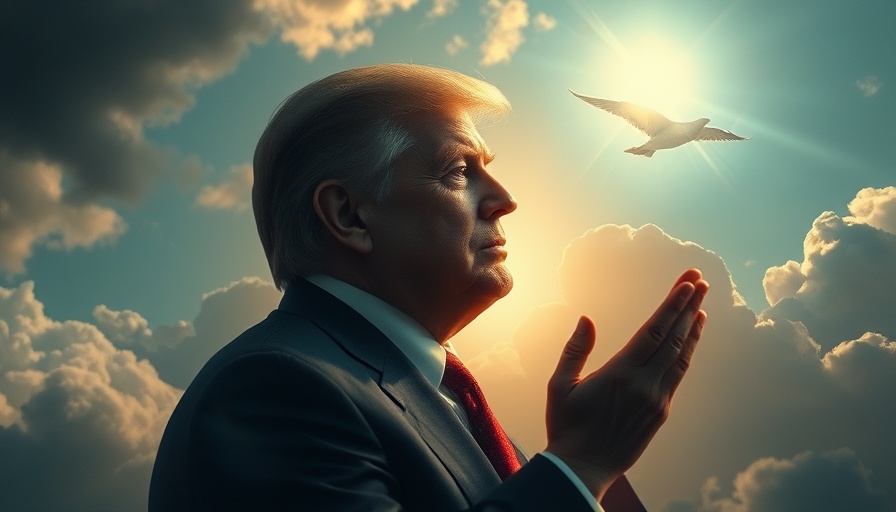 Spiritual portrayal symbolizing Trump Divine Influence 2020 Election Loss.