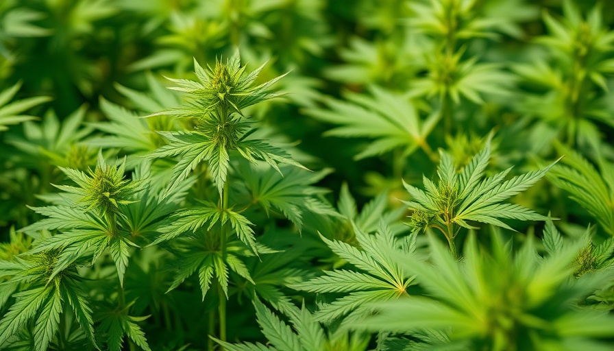 Close-up of hemp plants in Texas highlighting THC ban concerns.